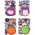 thumbnail image 2 of Halloween Pumpkin Zombie Witch Vampire Sticker Halloween Ornament Stickers 4pcs, 2 of 8