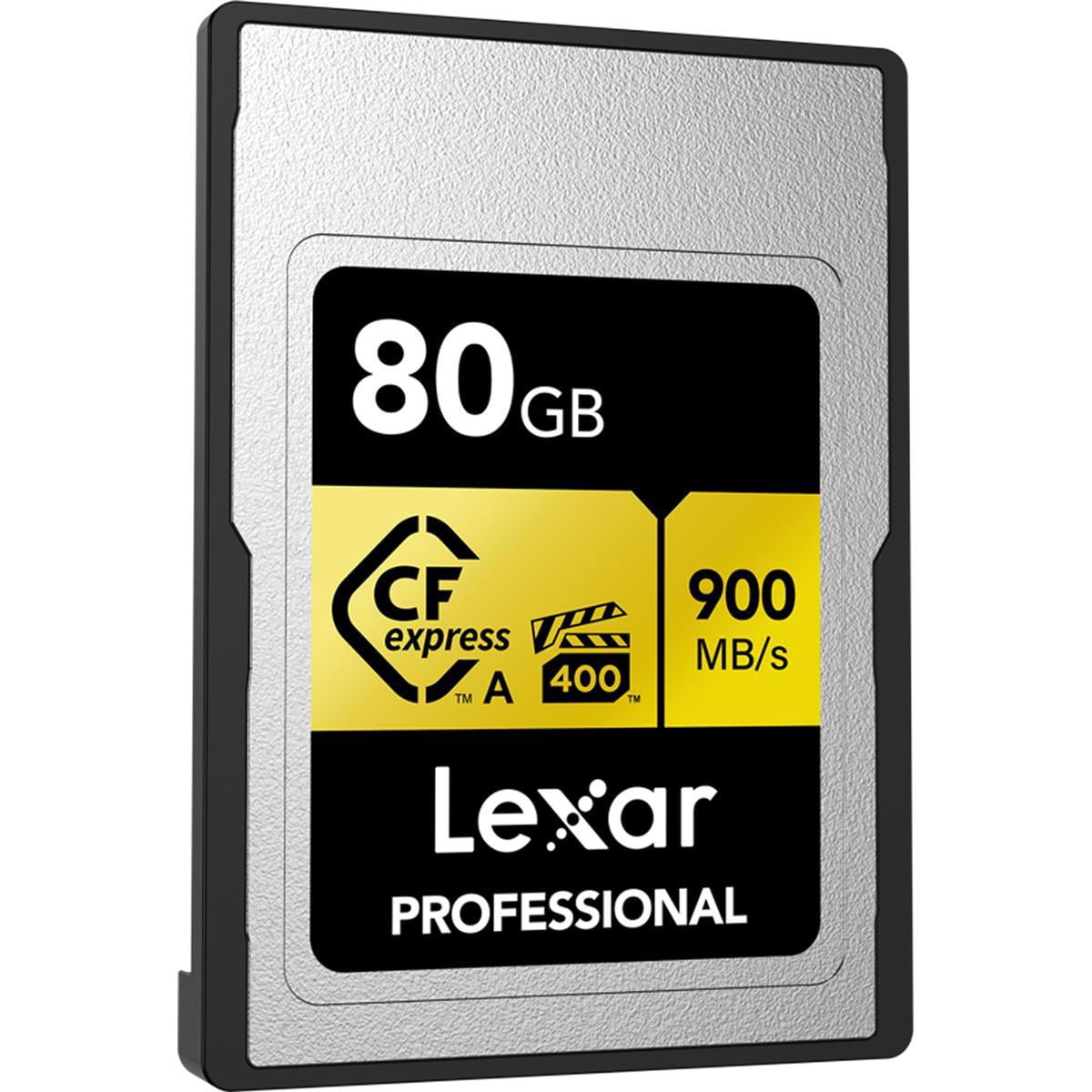 Lexar Gold Series Professional 80GB CFexpress Type-A Memory Card, 2-Pack