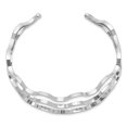 thumbnail image 2 of Sterling Silver Rhodium-plated Wave Cuff Bangle QB1309, 2 of 3
