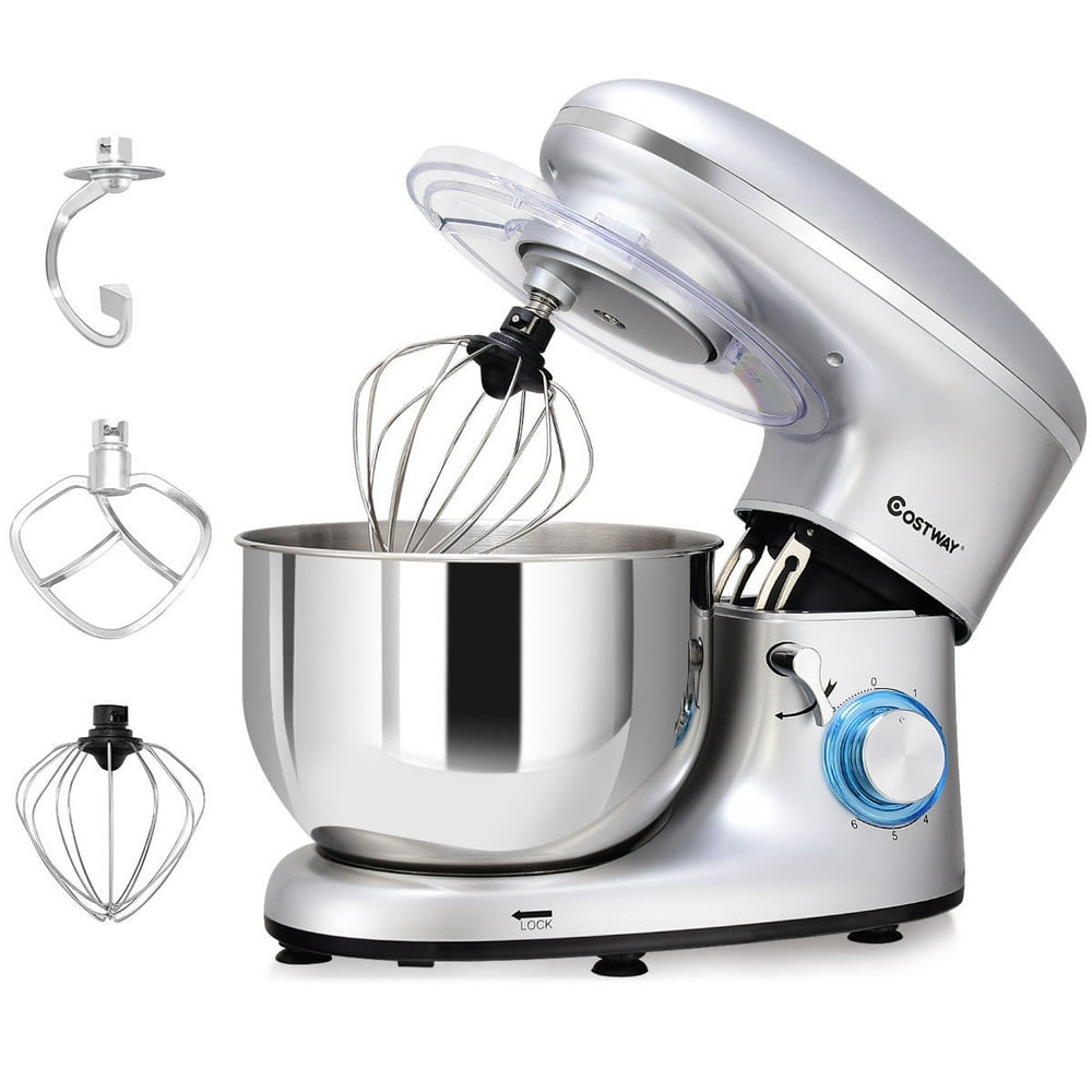 Costway Electric Food Stand Mixer 6 Speed 6.3Qt 660W TiltHead