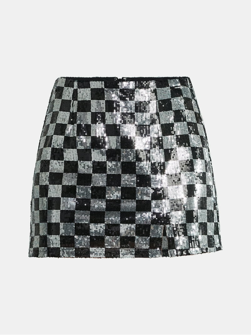 Jupe LOFT Petite Taille 6P - Noire Effet Irisé - Neuve Avec étiquettes
