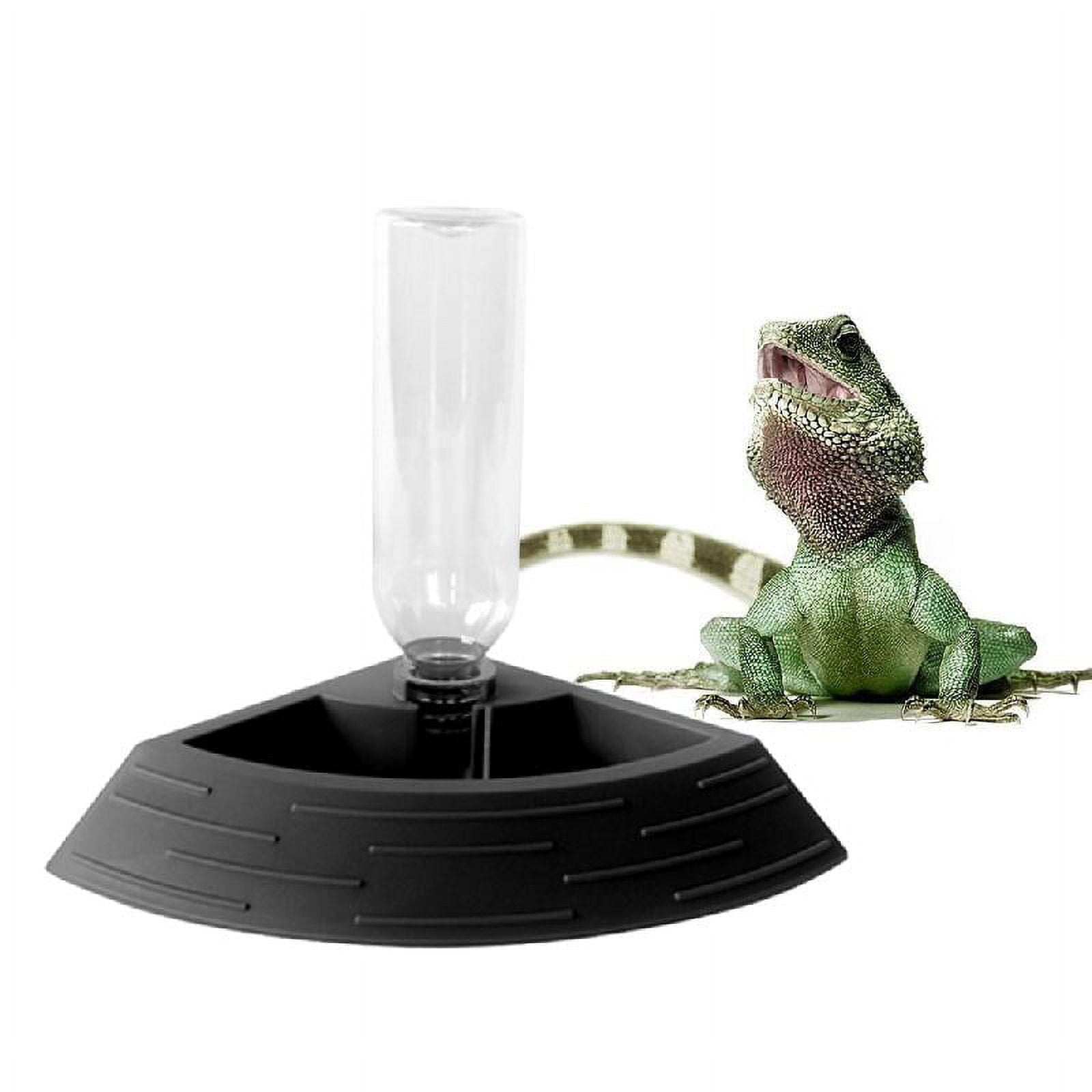 Reptile Food Feeder Automatic Water Dispenser for Bearded Dragon Gecko Spider Walmart