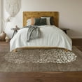 thumbnail image 6 of Addison Rugs Mayfield Washable Transitional Circles Chocolate Rectangle Rug, 9' x 12', 6 of 6