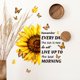 thumbnail image 2 of Un conjunto de pegatinas de pared de girasol, pegatinas de palabras encantadoras para cocina, dormitorio, sala de estar, 2 of 5