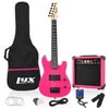 LyxPro Beginner 30” Electric Guitar & Electric Guitar Accessories for Kids, Pink