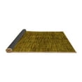 thumbnail image 2 of Ahgly Company Indoor Square Abstract Yellow Modern Area Rugs, 3' Square, 2 of 4