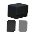 thumbnail image 3 of Card Cape Deck Box TCG Card Dice Hobbies La colección puede celebrar más de 100 cartas organización Azul negro, 3 of 8