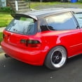 thumbnail image 4 of DNA Motoring TL-RD-SM-HC923 For 1992 to 1995 Honda Civic 3 -Door Pair of Smoked & Red Lens Rear Brake Tail Lights 93 94, 4 of 4