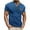 Navy, variant on Posijego Men's Collared Golf Shirts Buttoned V Neck Short Sleeve Pocket T-Shirts Casual Summer Shirts for Men