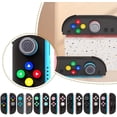 thumbnail image 4 of Soft Silicone Button Caps for Switch 2 – Comfort Grip Enhancer, Anti-Slip, Use-Friendly Material – Available in 7 Stylish Colors (Red Blue, Green Blue, Pink, Black & White, Sesame Grey, Etc.) (Red), 4 of 10