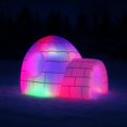 thumbnail image 4 of Iglú inflable The Bradford Exchange de 8 pies con Disco Lightshow, 4 of 5