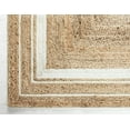thumbnail image 4 of KLAVATE Indian Handmade Farmhouse Natural Jute Rectangular Room Area Rug (2X3), 4 of 4