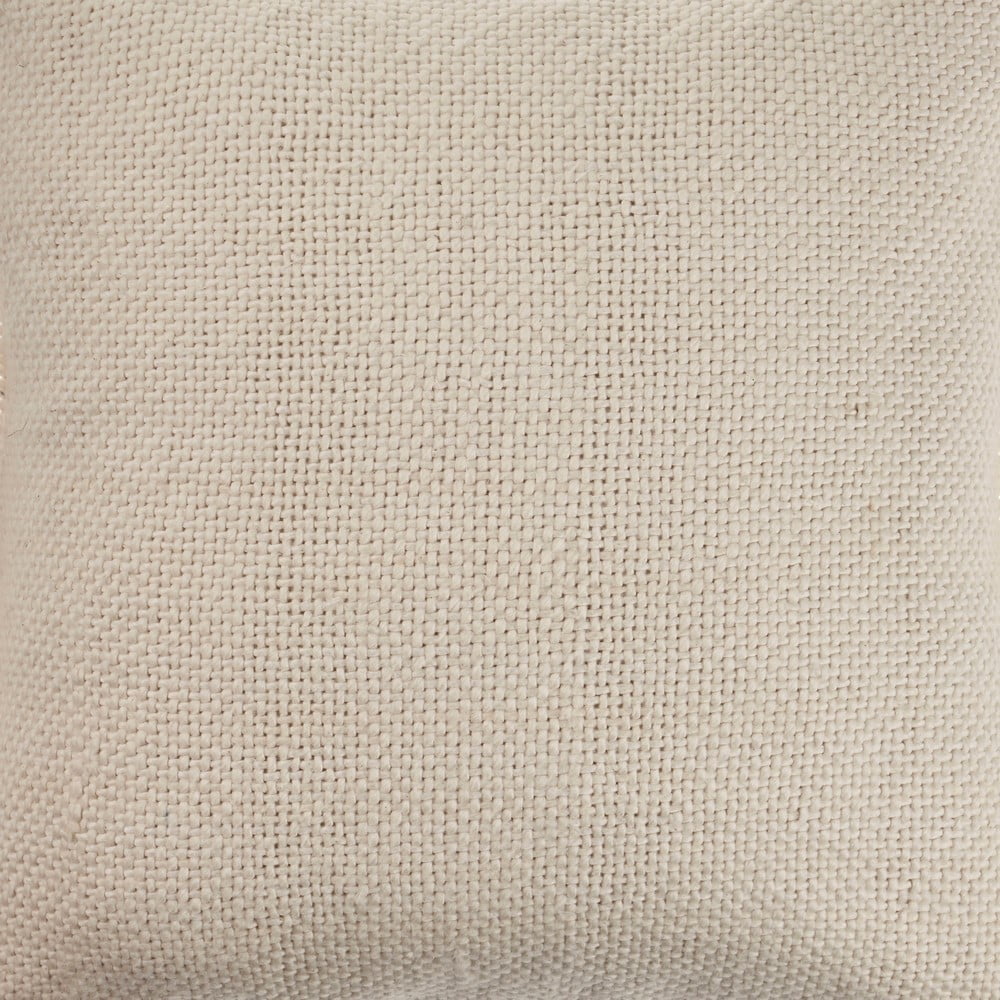 Ox Bay Austin Hand-Stitched Distressed Organic Cotton Pillow Cover, 20" X 20"