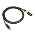thumbnail image 1 of Type-C USB 2.0 Male to XLR 3 Pin Female Microphone Audio Cable Mic Adapter Cord, 1 of 10