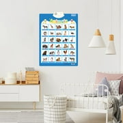 Momihoom Electronic Alphabet Wall Chart, Talking ABC&123s& Music,Alphabet & Number&Piano Keyboard Learning Poster, Kids Learning Interactive Educational Toddler Toy, Preschool Gifts for Kids
