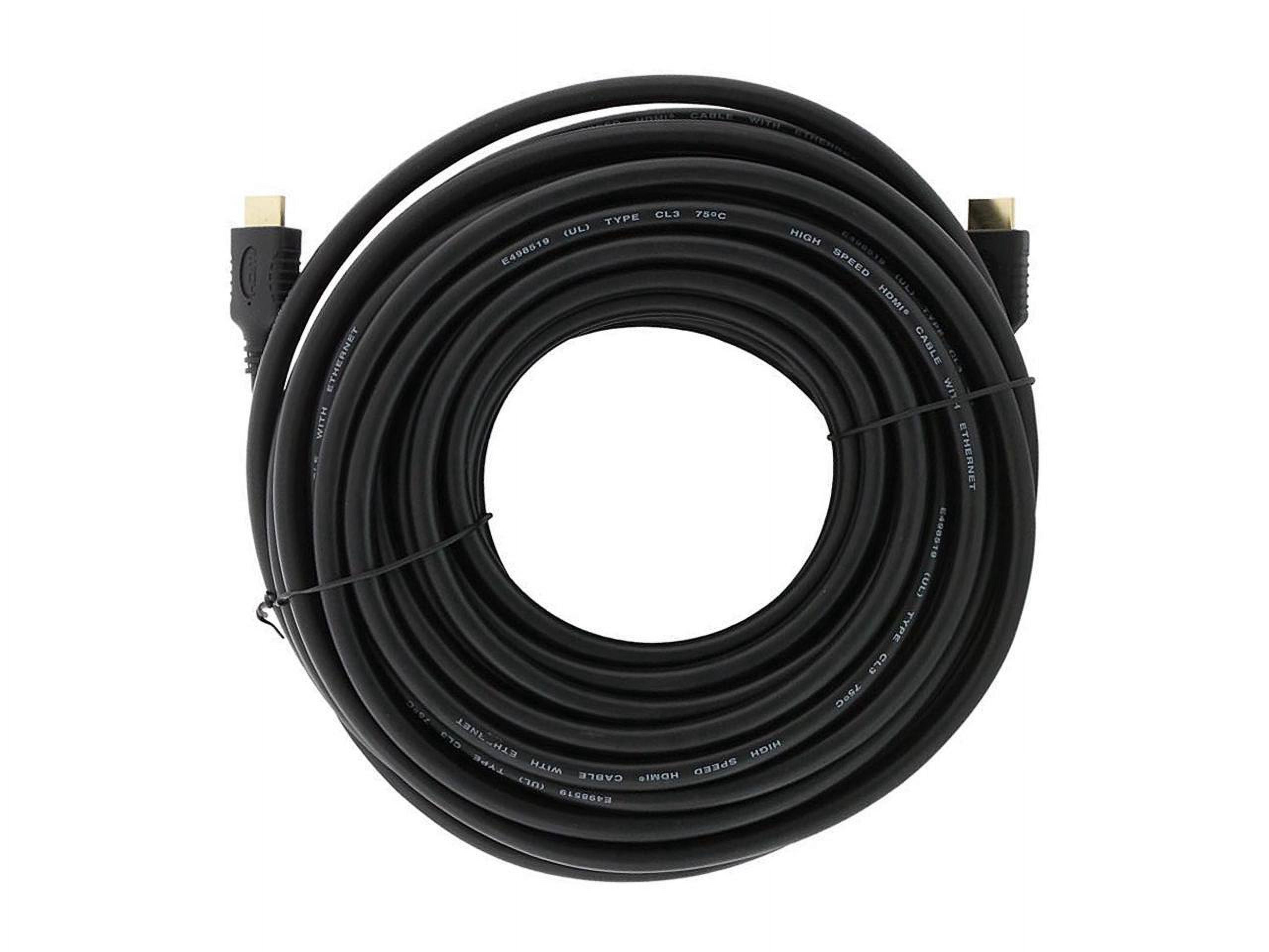 Nippon Labs 26AWG 4K HDMI Cable 50 ft. HDMI 2.0 Cable, Supports 1080p, 3D, 2160p, 4K, HDR, ARC, 18Gbps, CL3 for in-Wall Installation, HDMI-50