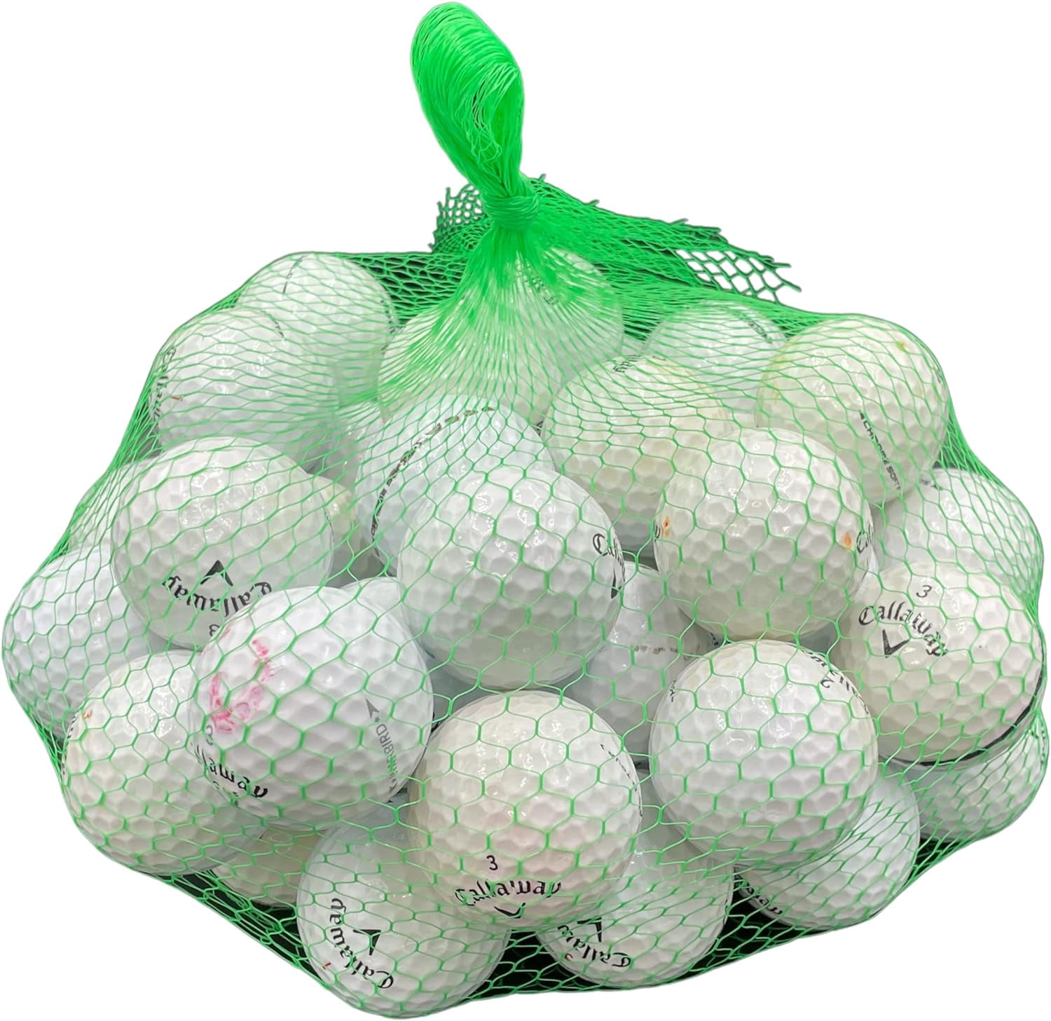 Golf Ball Planet - 50 Pack Recycled Golf Balls for Callaway (3A/Good)