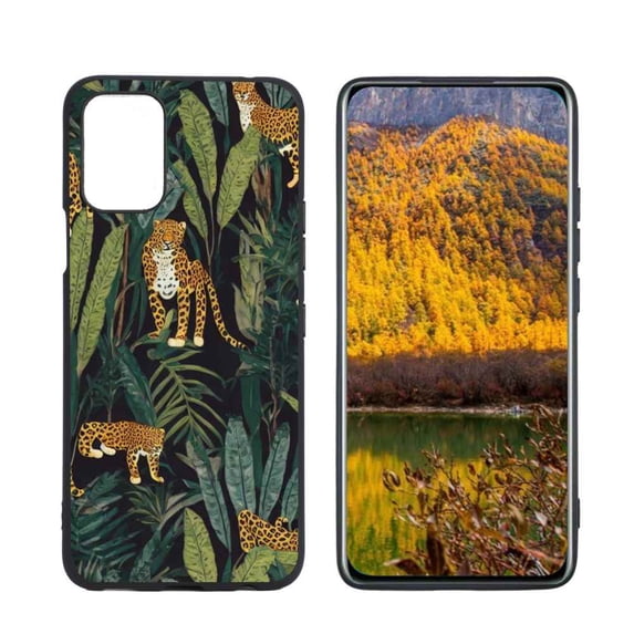 Compatible with LG K53 Phone Case, Leopard-73 Case Men Women, Flexible Silicone Shockproof Case for LG K53