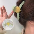 thumbnail image 2 of Sweet Heart Clip Hair Clip Acrylic Baking Paint Process for Women and Girl, 2 of 3