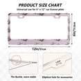 thumbnail image 2 of Aluminum License Plate Frame 2 Pack Car Exterior Accessory Car Tag Holder for Front Rear Plates Cars Decor Pink Vintage Roses Pattern, 2 of 7