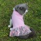thumbnail image 3 of Chaleco de gasa con flores para perros y gatos, vestidos de princesa, para verano, 3 of 5