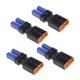 thumbnail image 1 of Convertidor de modelo de 4 piezas Hugo EC5 XT90 conectores de conversión de decanos, 1 of 8