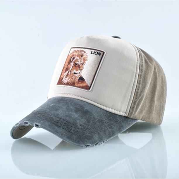 Unisex Baseball Cap Men Women Fashion Animals Embroidery Snapback Hat Spring Summer Cotton Washed denim Hip Hop Bone Casquette Gao Jinjia LED