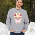 thumbnail image 4 of Kansas City Sugar Skull Crewneck Sweatshirt KC Die-Hard Football Fan Tailgating, 4 of 7