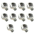 thumbnail image 3 of 10 Piezas Clips Metálicos para Velas Portavelas Sujetadores Ornamentales de Hierro Reutilizables Adecuados para de Navidad Celebraciones Regalos Plata, 3 of 7