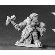 Nalila Goldhammer Female Dwarf Miniature 25mm Heroic Scale Dark Heaven Legends Reaper Miniatures