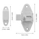thumbnail image 2 of unbranded Pestillo De Seguridad Para Puerta Corrediza De Inoxidable Con Elegante Y Durable, 2 of 8