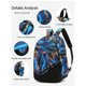 thumbnail image 4 of Conjunto de 3 piezas de mochila escolar para niños y adolescentes, mochila de viaje, mochilas de camuflaje para niños, mochila escolar para niños, 4 of 5