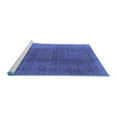 thumbnail image 2 of Ahgly Company Machine Washable Indoor Round Oriental Blue Industrial Area Rugs, 5' Round, 2 of 4