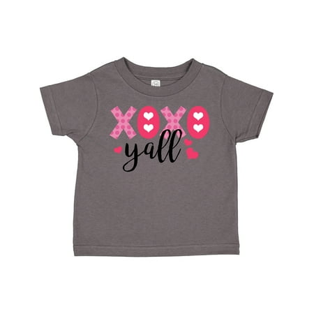 

Inktastic Valentine s Day Hugs and Kisses XOXO Y all Gift Toddler Boy or Toddler Girl T-Shirt