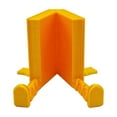 thumbnail image 1 of Adjustable Plastic Book Stand for Desk, Multifunctional Desktop Book Holder, Portable Reading Stand, Yellow, Non-Slip Base, Perfect for Home, Office, School, Study, and Cookbook Organization, 1 of 5