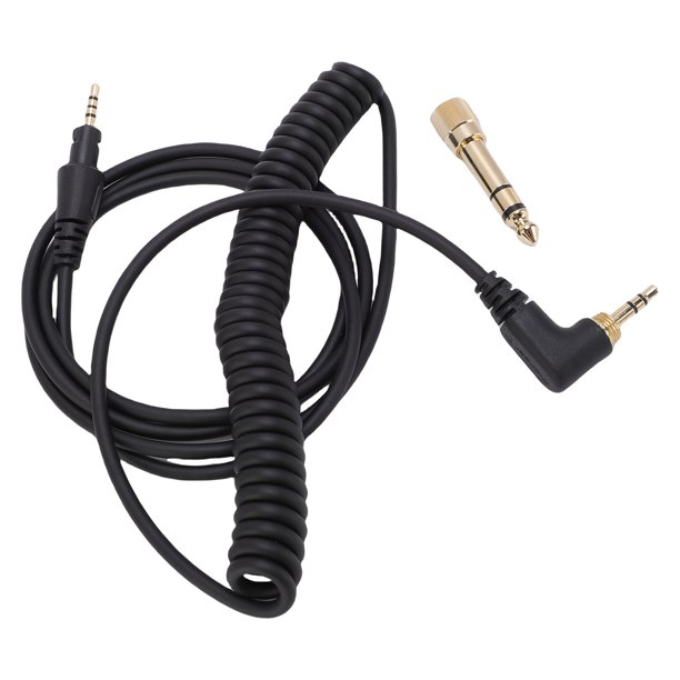 Cable Para Auriculares, Adaptador Extensible De 6,35 Mm, Reemplazo De Cable Para Auriculares Sin Enredos, Amplia Compatibilidad Para La Escuela