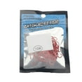 thumbnail image 2 of Lefu 100pcs High Carbon Steel Fishing Hook Red with Barb Fast Attack Single Hooks, 2 of 8