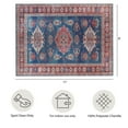 thumbnail image 3 of Blue Medallion Area Rug, 8' x 11', 3 of 5