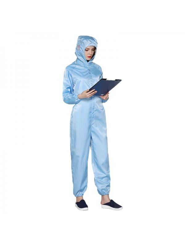 Reusable Coveralls White Hood Boiler suit Painters Protective Overalls Suit