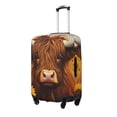 thumbnail image 2 of Haiem Countryside Sunflower Cow Luggage Cover Printed Suitcase Covers for Luggage Elastic Washable Suitcase Protector Fits 18-32 Inch Luggage-X-Large, 2 of 9