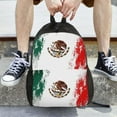 thumbnail image 7 of Mexican Flag Backpack Travel Bag For Men Women Lightweight Back Pack With Laptop Compartmen, 7 of 7