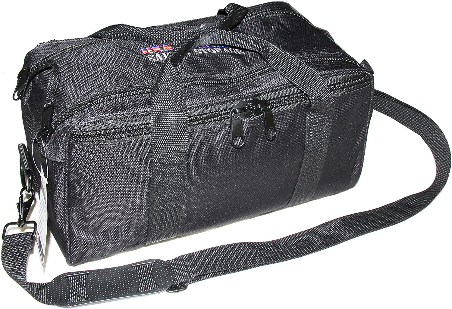 Authentic Goutdoor Medium Range Bag Black Lockable Zippers 1411mrb for sale online 