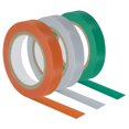 thumbnail image 1 of Unique Bargains 32.8Ft Tennis Racket Badminton Racquet Grip Finishing Tapes, Green/Silver/Orange 3 Pack, 1 of 5