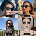 thumbnail image 3 of Gafas de sol modernas para mujer, de alta calidad, con protección UV400, lentes mate, antirreflejos, gafas de sol modernas de estilo Red Book para hombres, 3 of 4