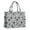 Paw Prints And, variant on Large Capacity Tote Bag,Grey Dog Paw Footprint Handbag Fashion Luxury Tote Bag,15.7"x13"x 5.1" Inches,Laptop Compatible