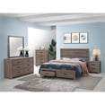 thumbnail image 2 of Pemberly Row 4-piece Queen Storage Wood Bedroom Set in Barrel Oak, 2 of 6