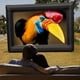 thumbnail image 5 of Pantalla inflable para proyector de cine Staelea de 16 pies con bolsa de transporte, 5 of 8