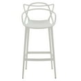 thumbnail image 4 of Heavenly Collection White Plastic Counter Stool SET OF 6, 4 of 7