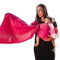 thumbnail image 2 of Rebozo Portabebés Indajani Balaj Rosa, 2 of 5