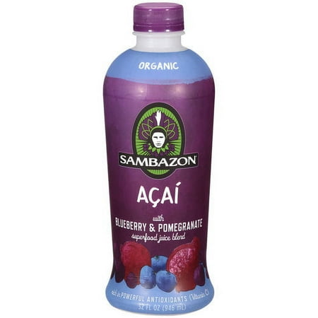 Sambazon Blueberry & Pomegranate Juice, 33.8 Fl. Oz.